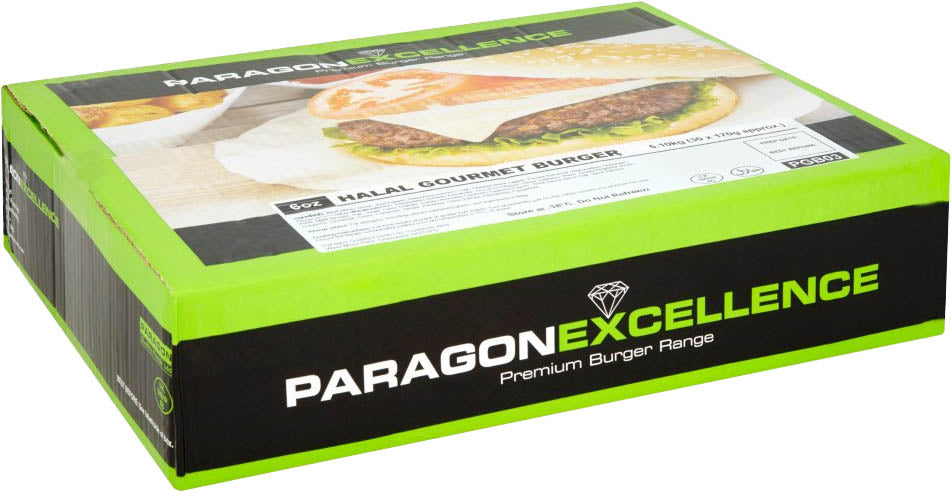Paragon Halal Gourmet Excellence Beefburger 6oz